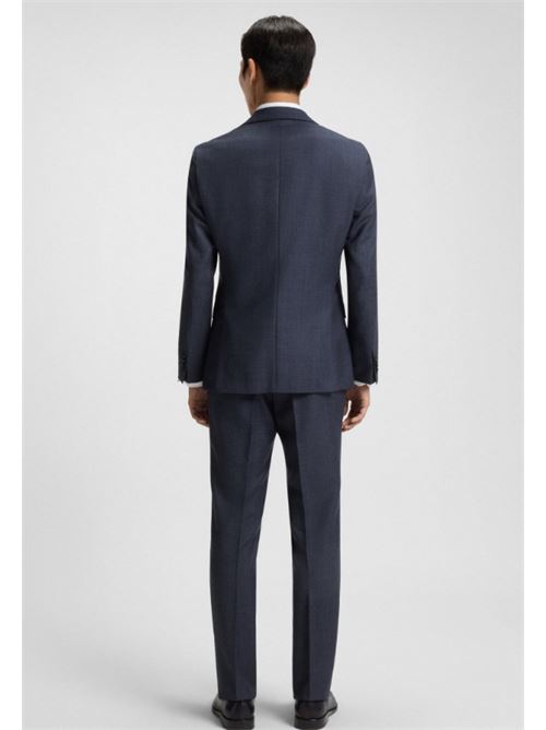 Virgin wool jacket with micro-pattern BOSS | 50551572 H-HUTSON-251 10275216.473